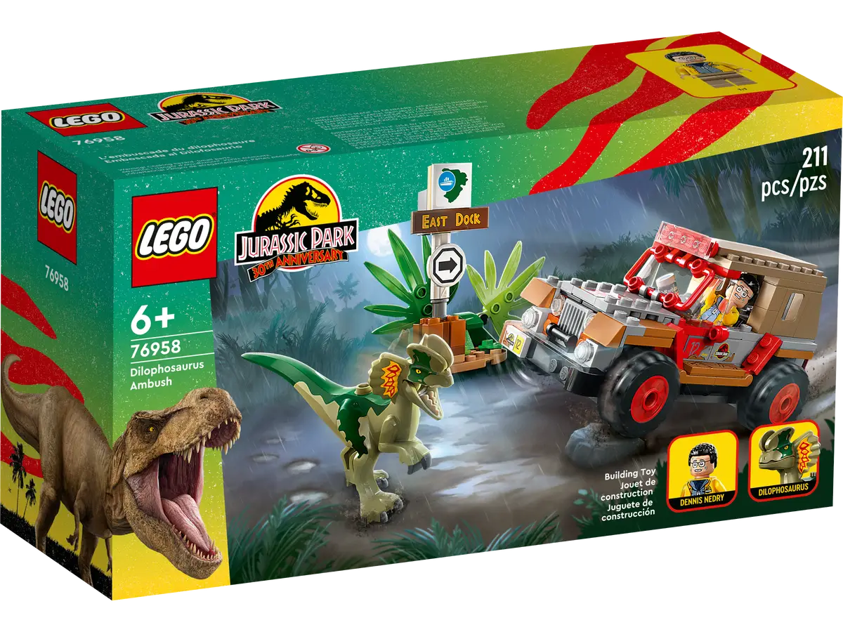 LEGO® Jurassic Park Dilophosaurus Ambush (76958)