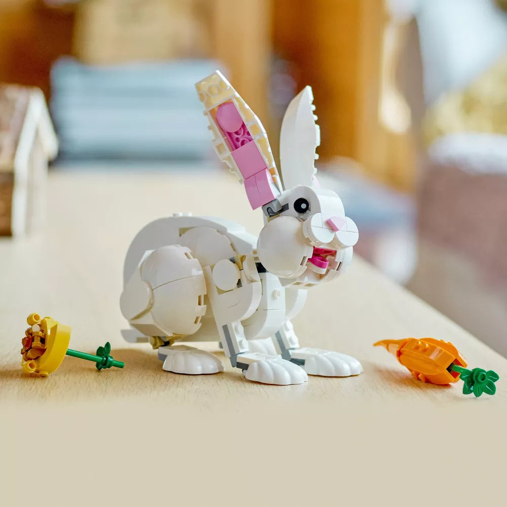 LEGO® Creator 3in1 White Rabbit 31133 Building Toy Set (258 Pieces)