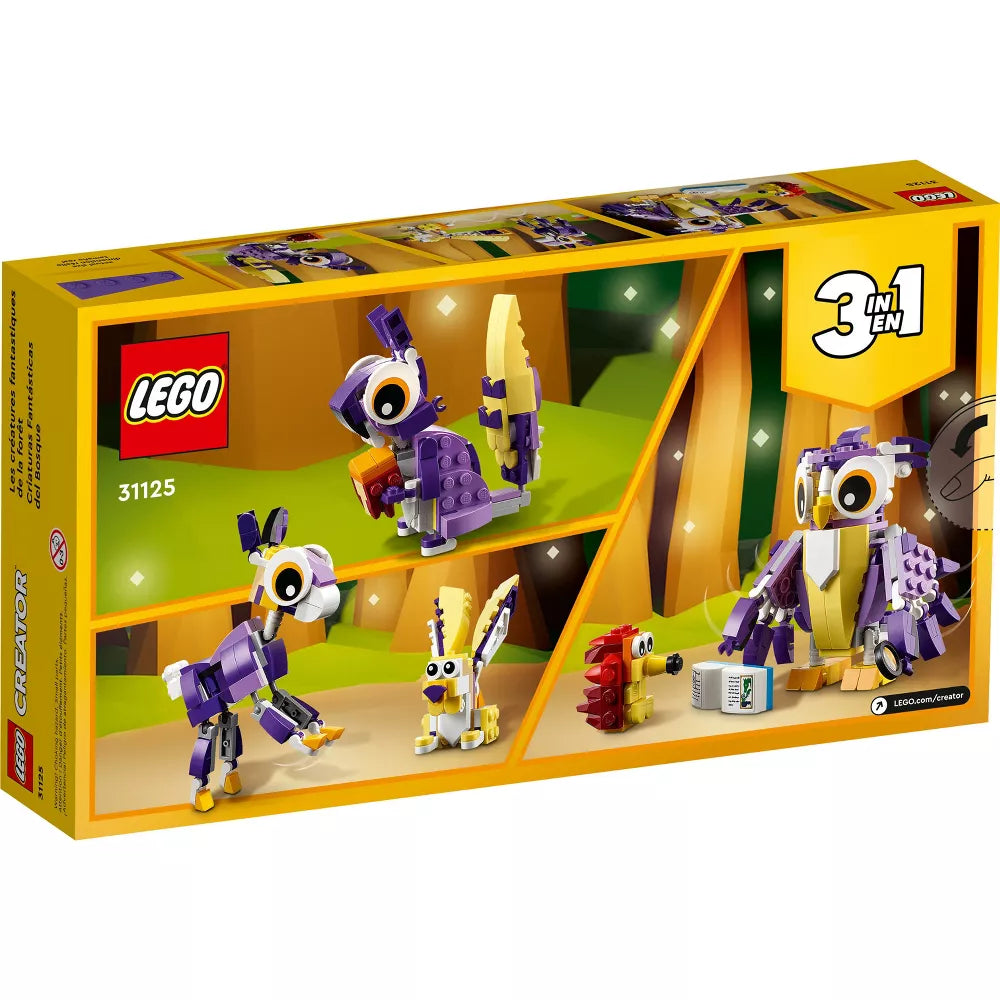 LEGO® Creator 3 in 1 Fantasy Forest Creatures Animal Toys 31125