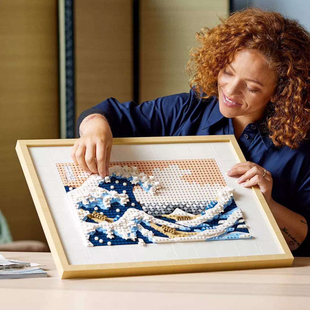 LEGO® Art Hokusai – The Great Wave 31208 Building Kit (1,810 Pieces)