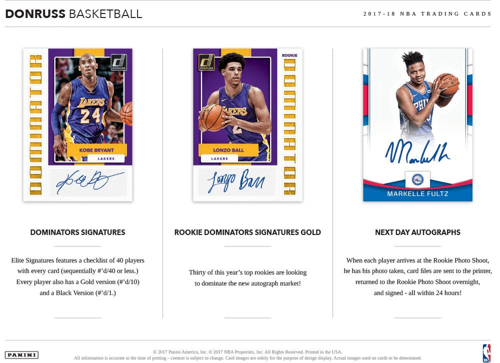 2017/18 Donruss Basketball Hobby Box