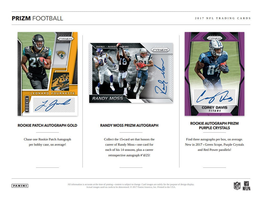 2017 Panini Prizm Football Hobby Box