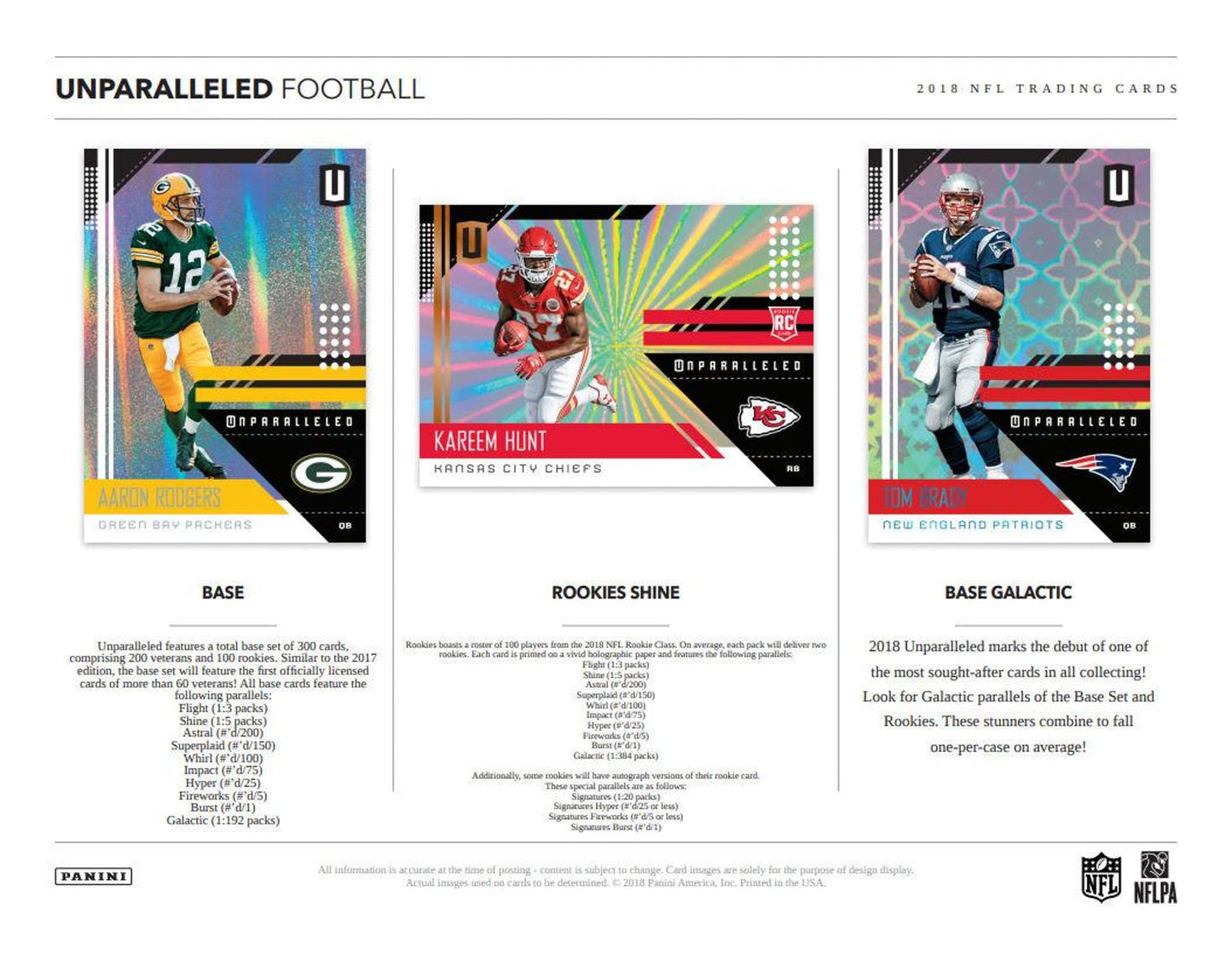 2018 Panini Unparalleled Football Hobby Box