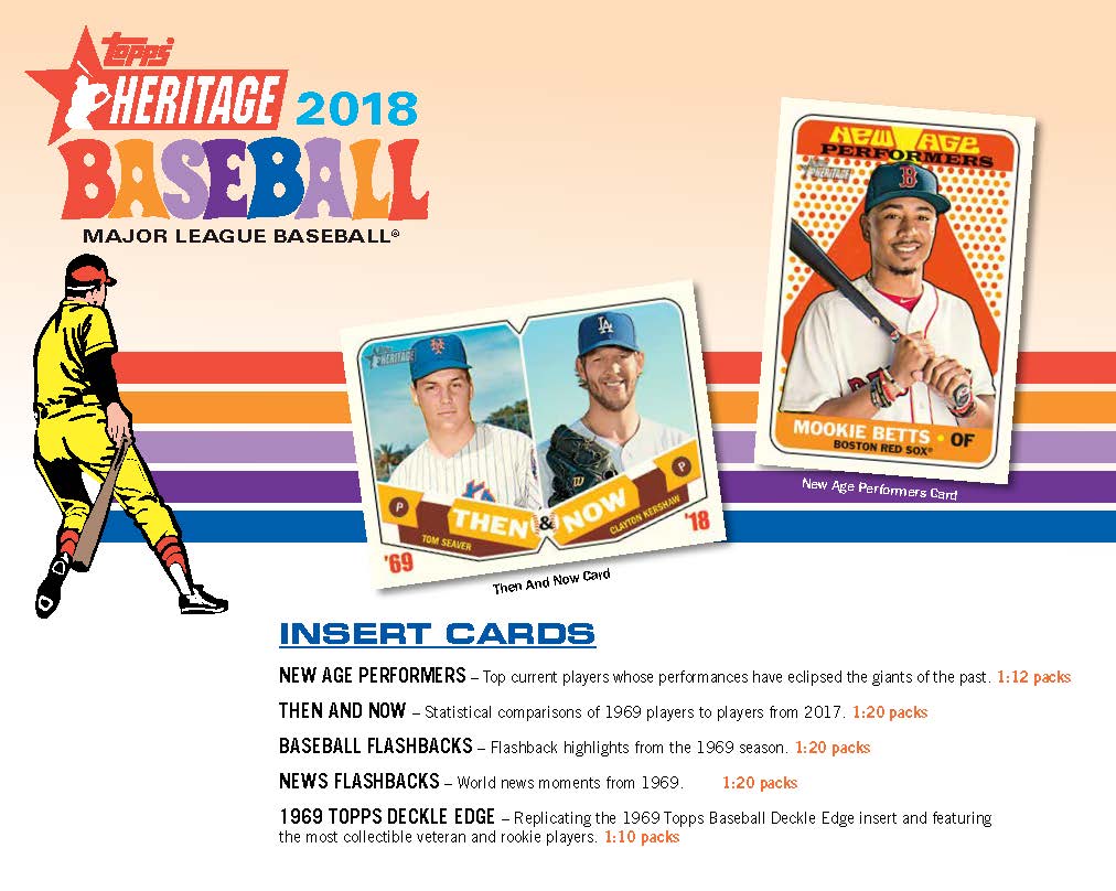 2018 Topps Heritage Baseball Hobby Box