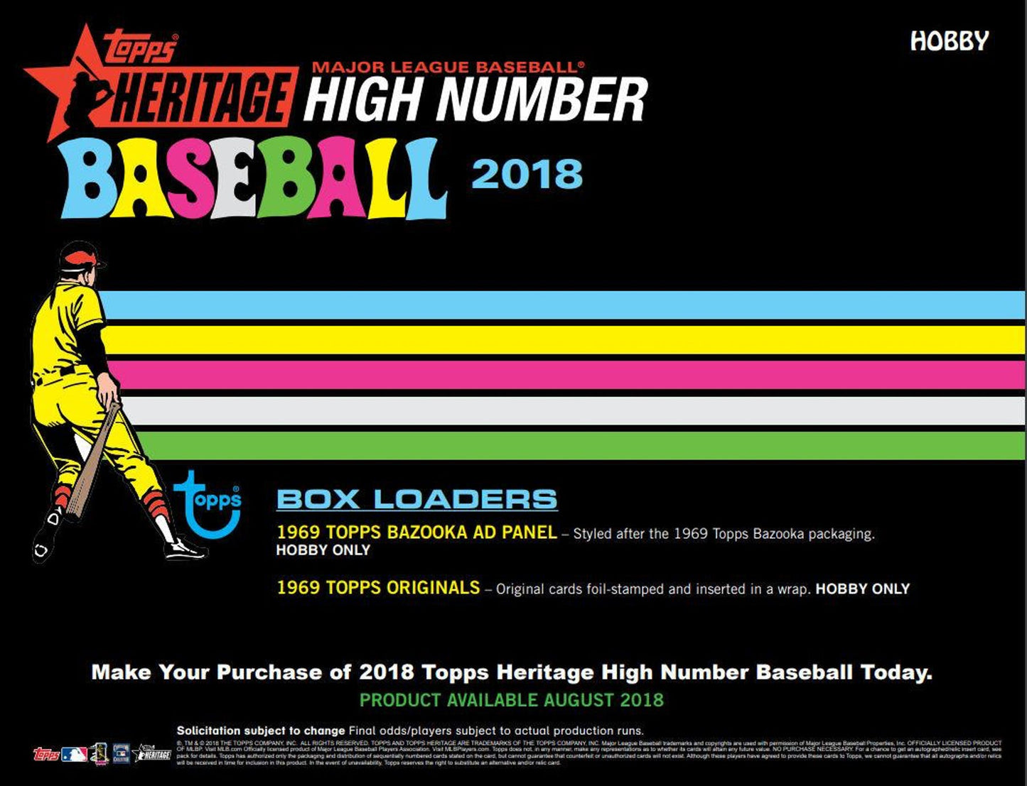 2018 Topps Heritage High Number Baseball Hobby Box