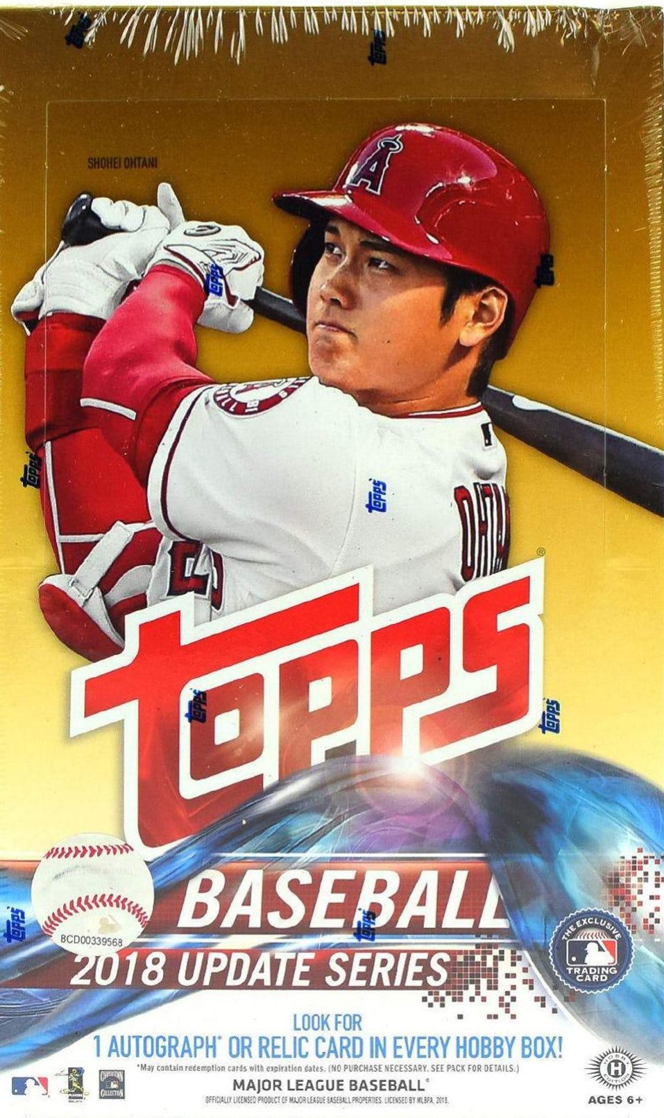 2018 Topps Update Series Baseball Hobby Box