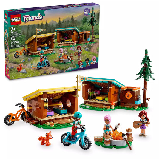 LEGO® Friends Adventure Camp Cozy Cabins (42624)