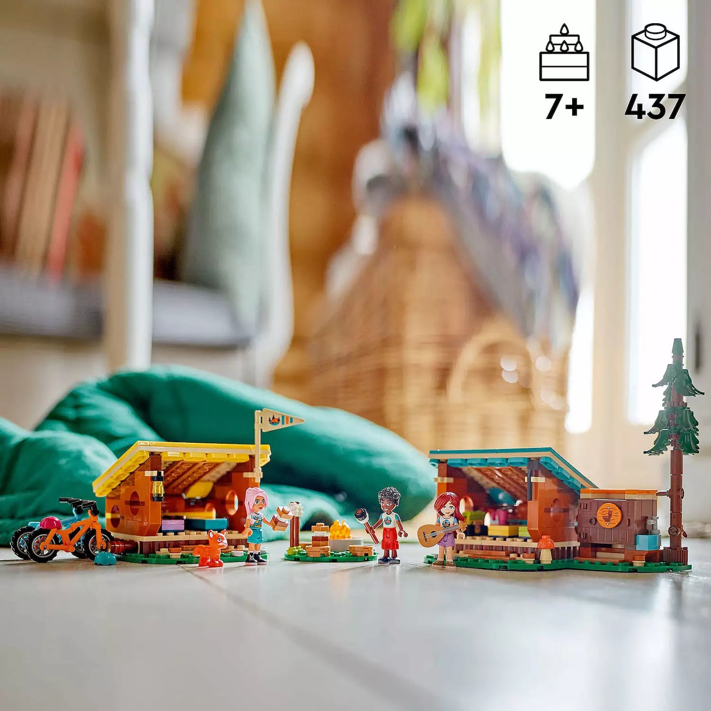LEGO® Friends Adventure Camp Cozy Cabins (42624)