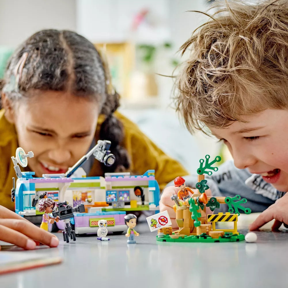 LEGO® Friends Newsroom Van 41749 Building Toy Set (446 Pieces)