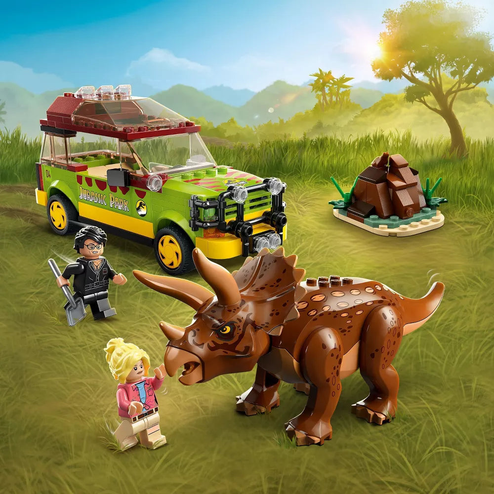 LEGO® Jurassic Park Triceratops Research 76959 Building Toy Set (281 Pieces)