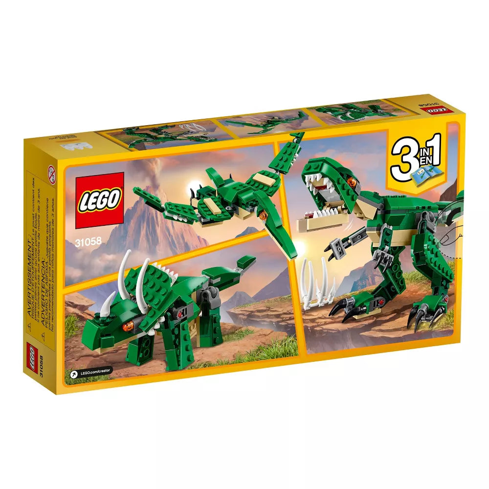 LEGO® Creator 3 in 1 Mighty Dinosaurs Model Building Set 31058