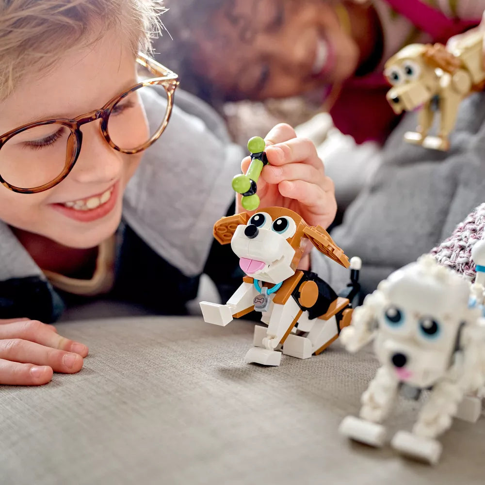 LEGO® Creator Adorable Dogs 31137 Building Toy Set (475 Pieces)