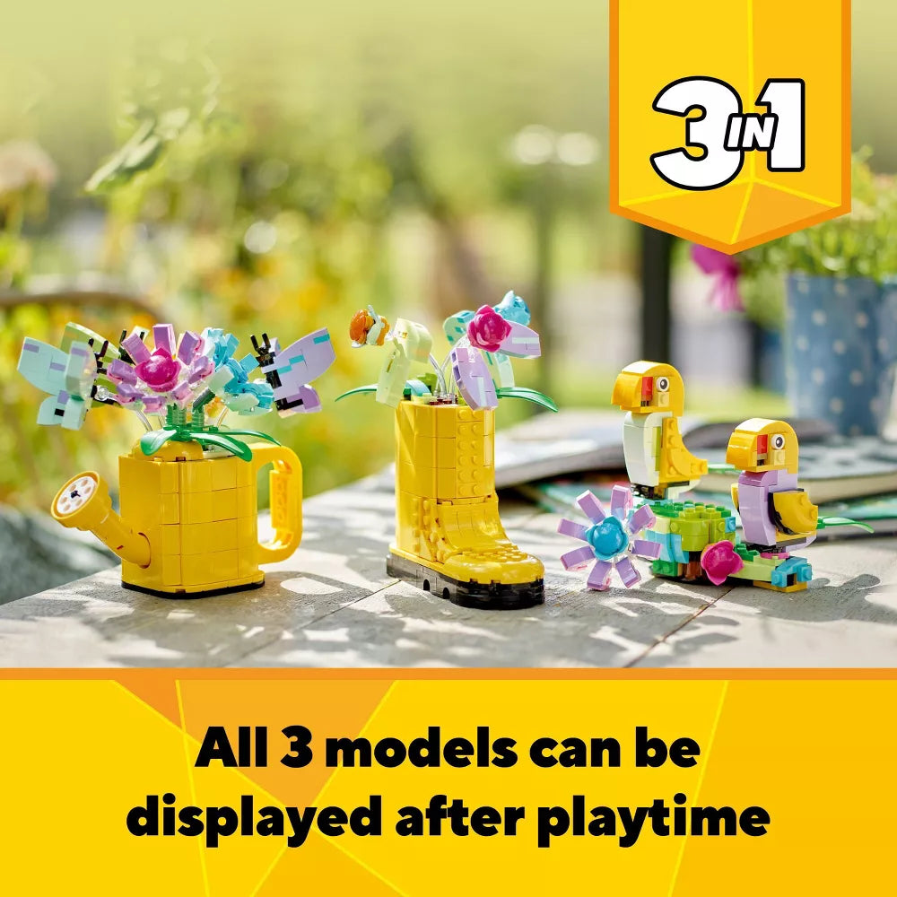 LEGO® Creator Flowers in Watering Can 3in1 Toy 31149