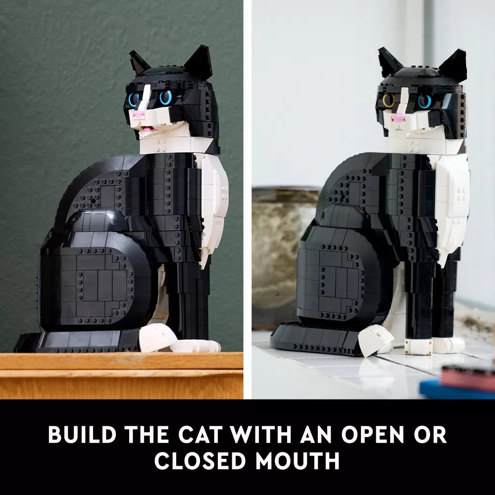 LEGO® Ideas Tuxedo Cat Building Set (21349)