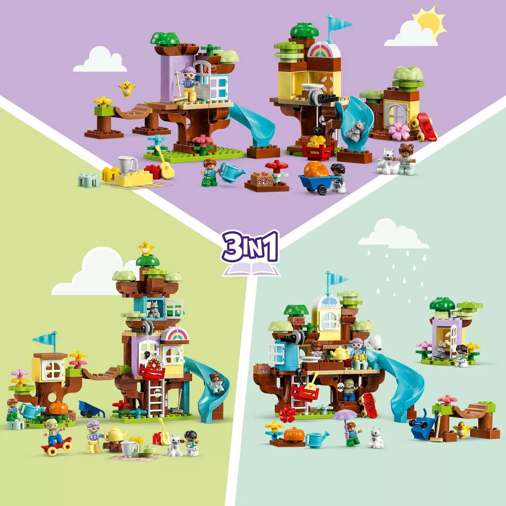 LEGO® DUPLO® 3in1 Tree House 10993 Building Toy Set (126 Pieces)