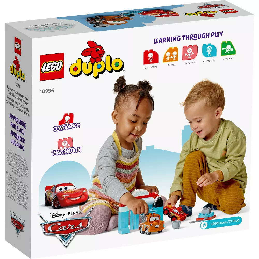 LEGO® DUPLO® ǀ Disney and Pixar’s Cars Lightning McQueen & Mater’s Car Wash Fun 10996 (29 Pieces)
