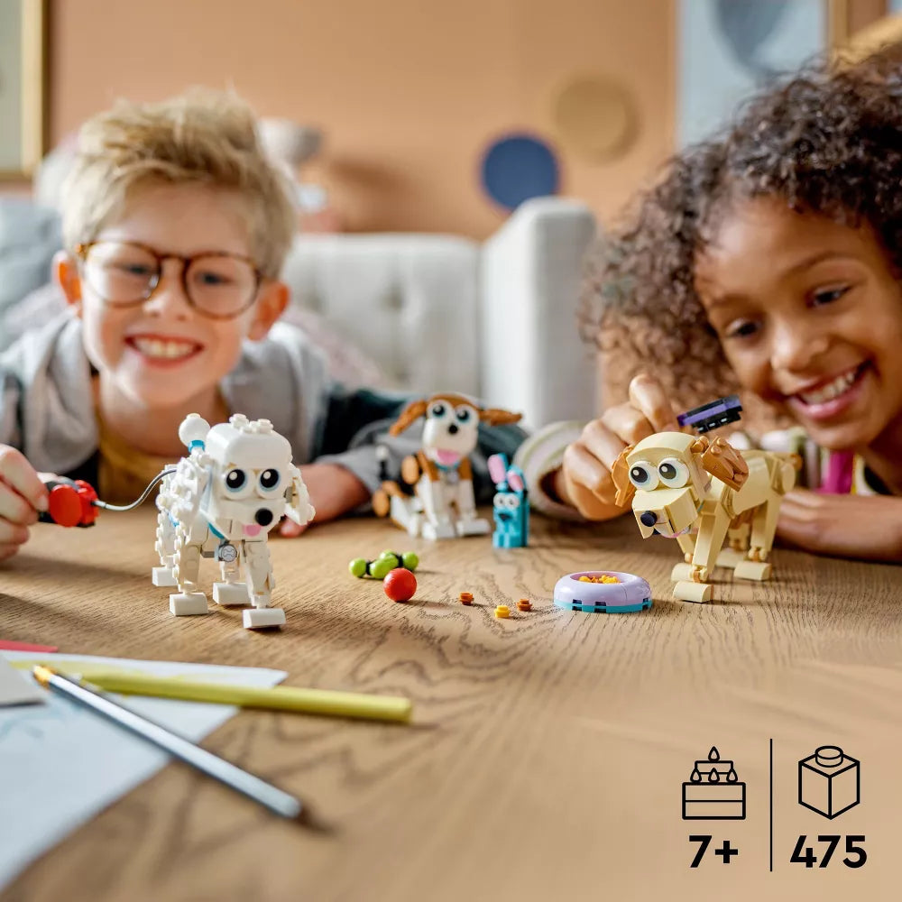LEGO® Creator Adorable Dogs 31137 Building Toy Set (475 Pieces)