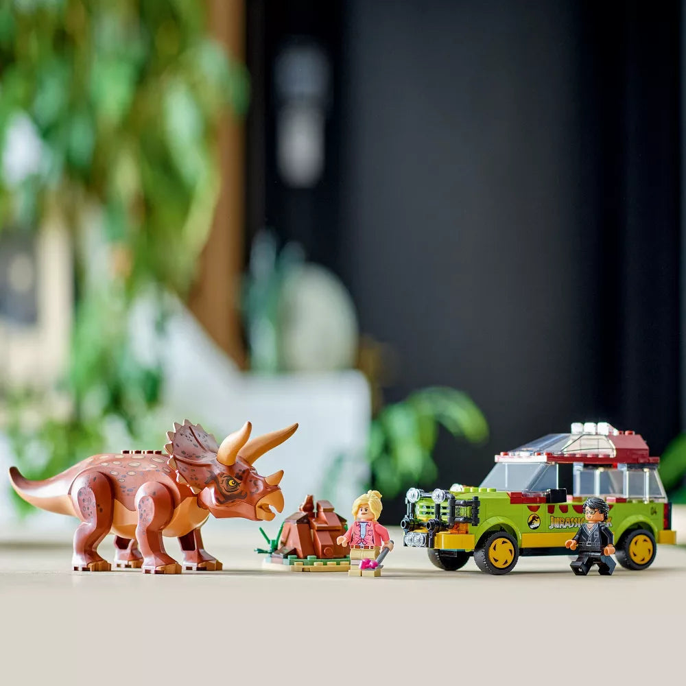 LEGO® Jurassic Park Triceratops Research 76959 Building Toy Set (281 Pieces)