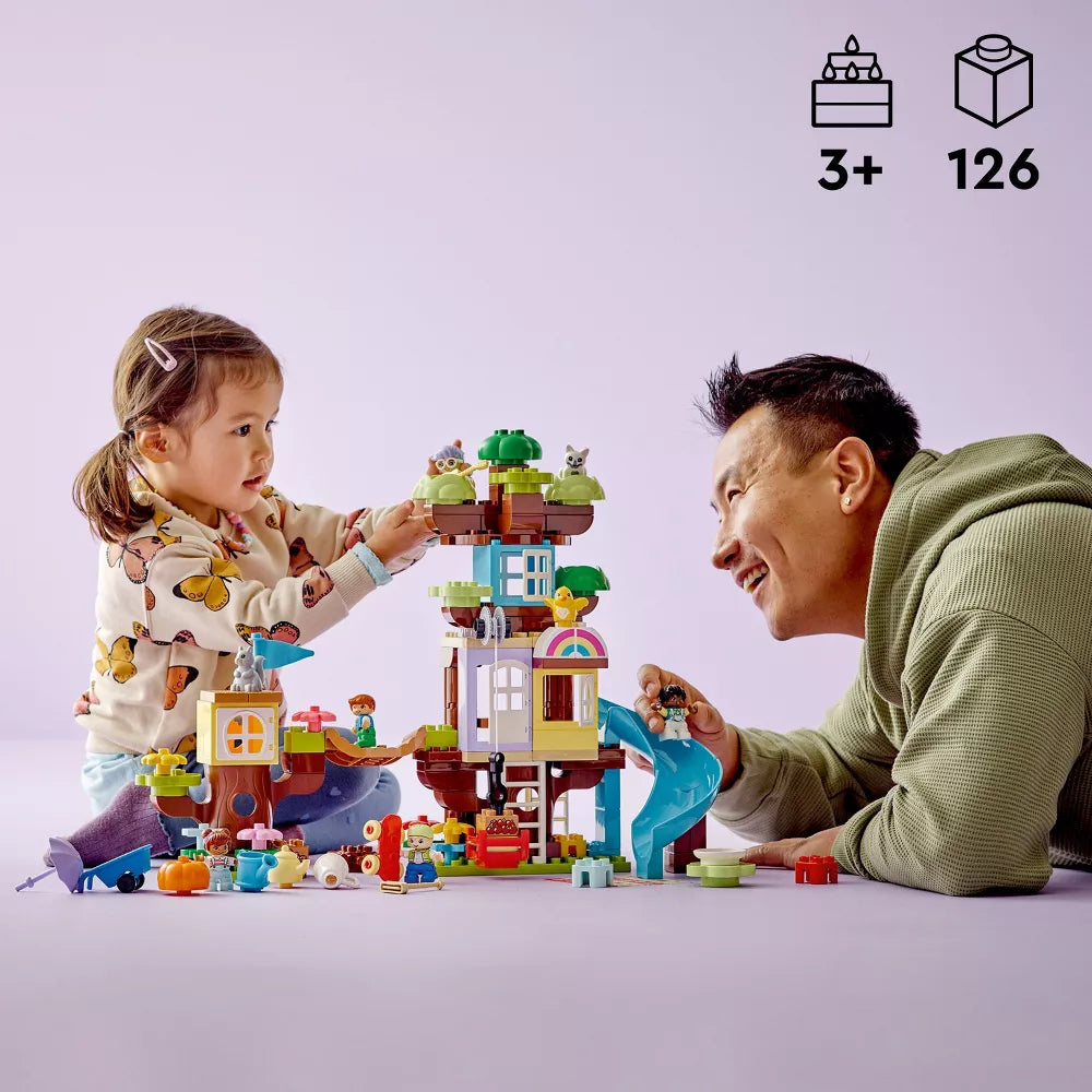 LEGO® DUPLO® 3in1 Tree House 10993 Building Toy Set (126 Pieces)