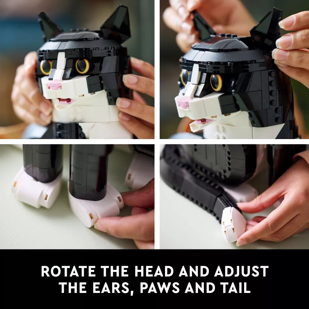 LEGO® Ideas Tuxedo Cat Building Set (21349)