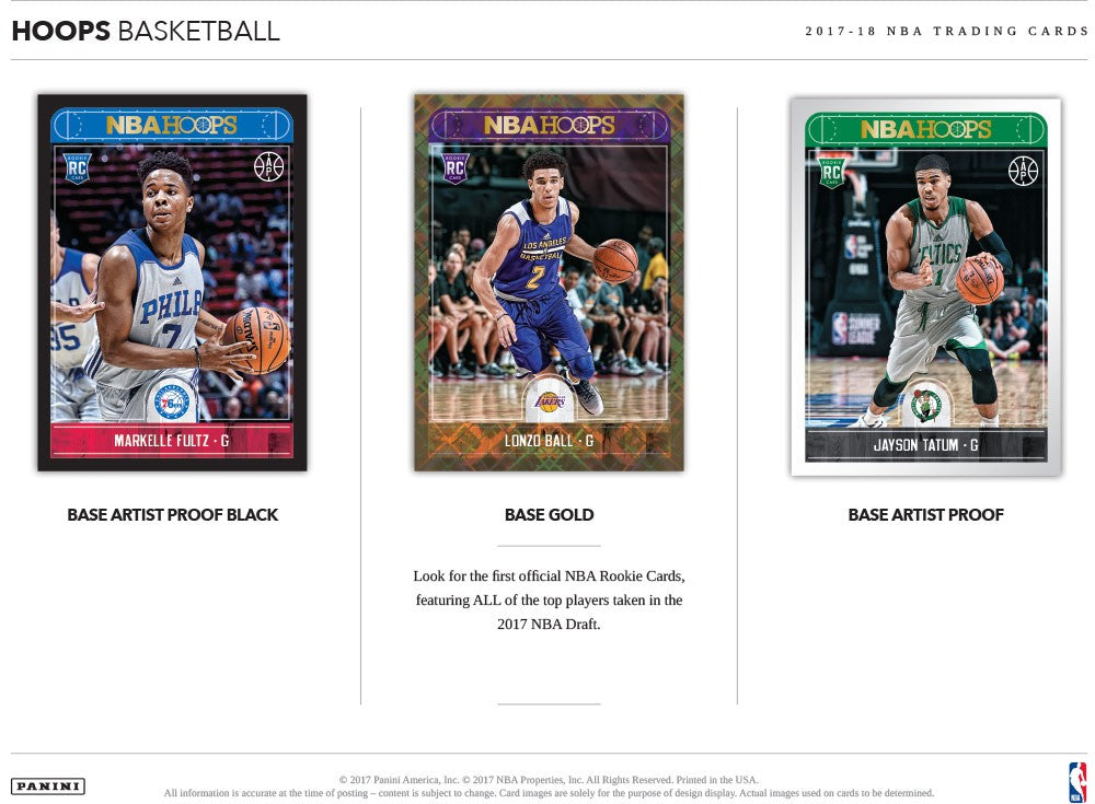2017/18 Panini Hoops Basketball Hobby Box