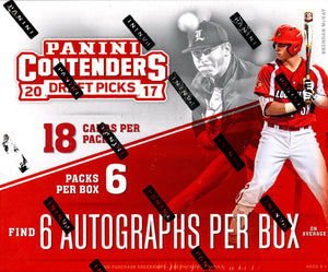 2017 Panini Contenders Draft Picks Collegiate Baseball Hobby Box