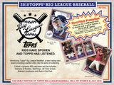 2018 Topps Big League Baseball Hobby Box