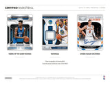 2018/19 Panini Certified Basketball Hobby Box