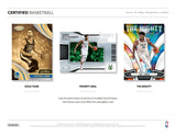 2018/19 Panini Certified Basketball Hobby Box