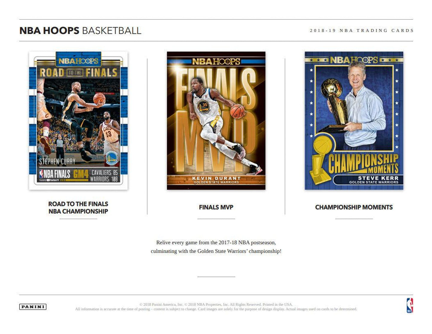 2018/19 Panini Hoops Basketball Hobby Box