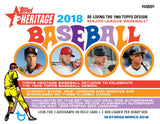 2018 Topps Heritage Baseball Hobby Box