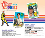 2018 Topps Heritage Baseball Hobby Box