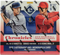 2018 Panini Chronicles Baseball Hobby Box