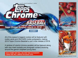 2018 Topps Chrome Baseball Hobby Box