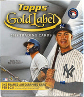 2018 Topps Gold Label Baseball Hobby Box