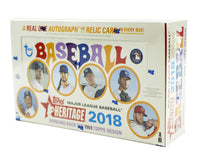 2018 Topps Heritage Baseball Hobby Box