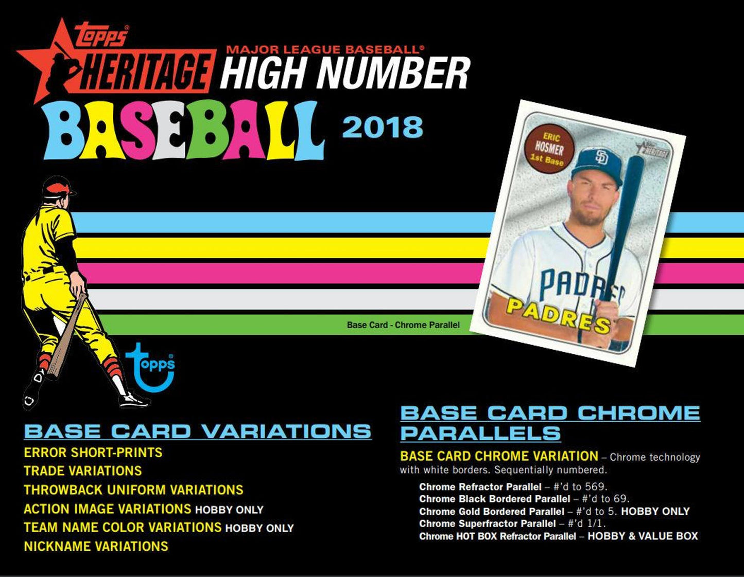 2018 Topps Heritage High Number Baseball Hobby Box