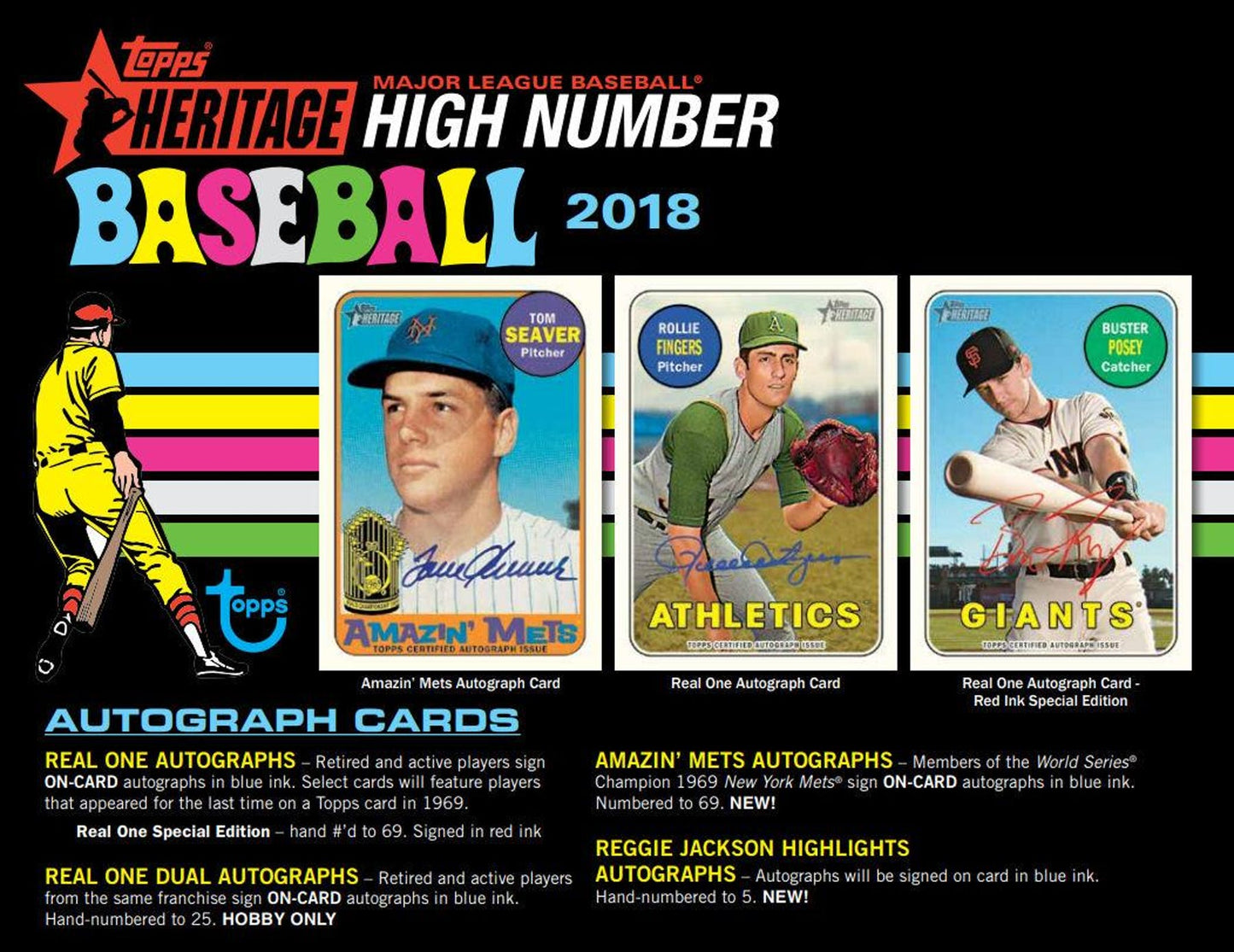 2018 Topps Heritage High Number Baseball Hobby Box