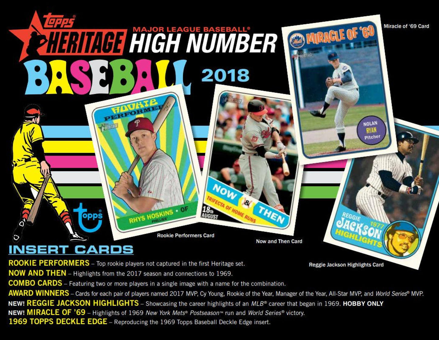 2018 Topps Heritage High Number Baseball Hobby Box