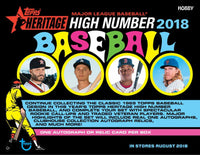 2018 Topps Heritage High Number Baseball Hobby Box