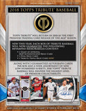 2018 Topps Tribute Baseball Hobby Box