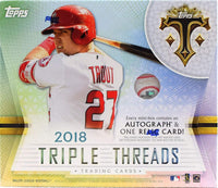 2018 Topps Triple Threads Baseball Hobby Box