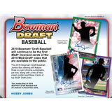 2018 Bowman Draft Baseball Jumbo Hobby Box