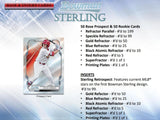 2019 Bowman Sterling Baseball Hobby Box