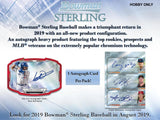 2019 Bowman Sterling Baseball Hobby Box