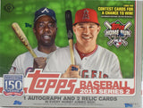 2019 Topps Series 2 Baseball Jumbo Box (Plus 2 Silver Packs)