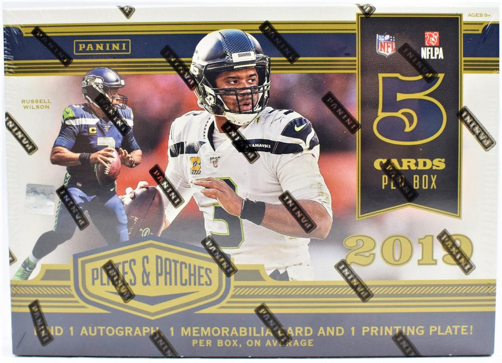 2019 Plates & Patches Football Hobby Box